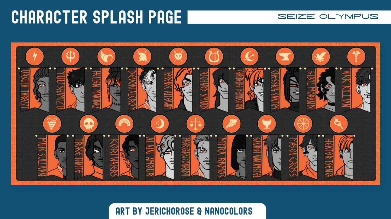 Text arrangement done for collaborative art piece; Art created and belongs to AppleNTangerine on X